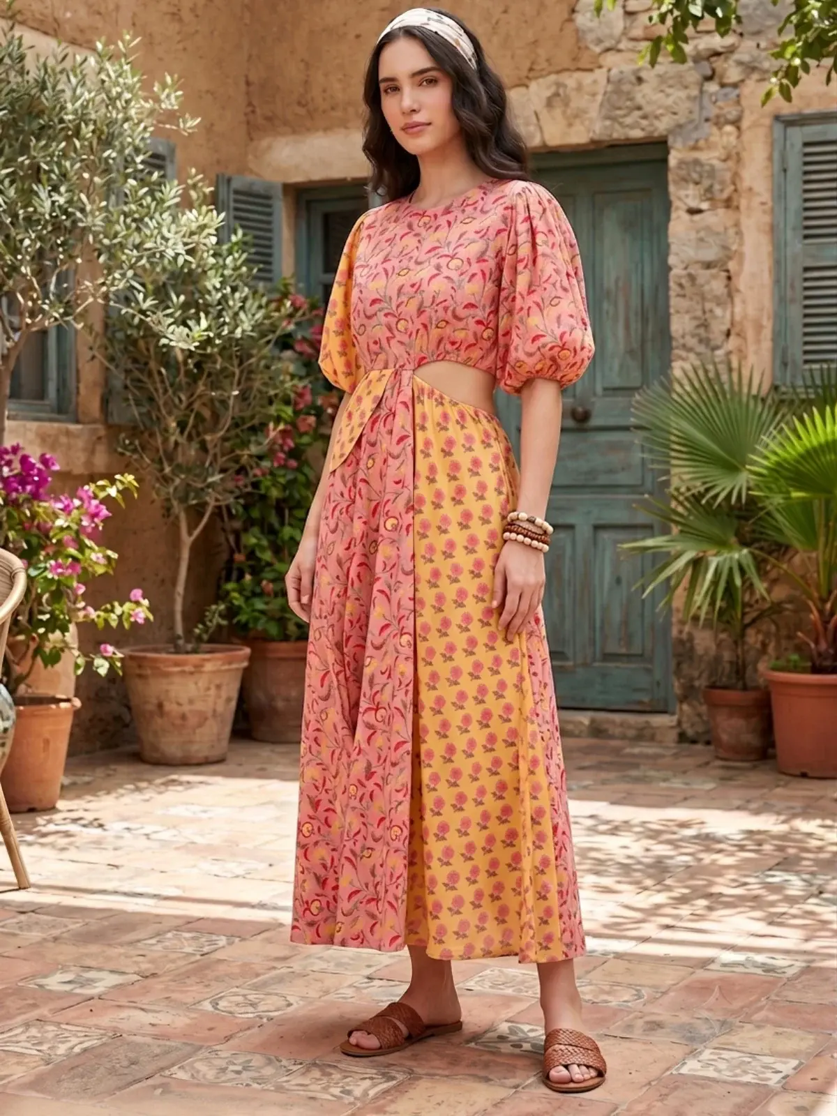 Sunset Cut-Out Dress