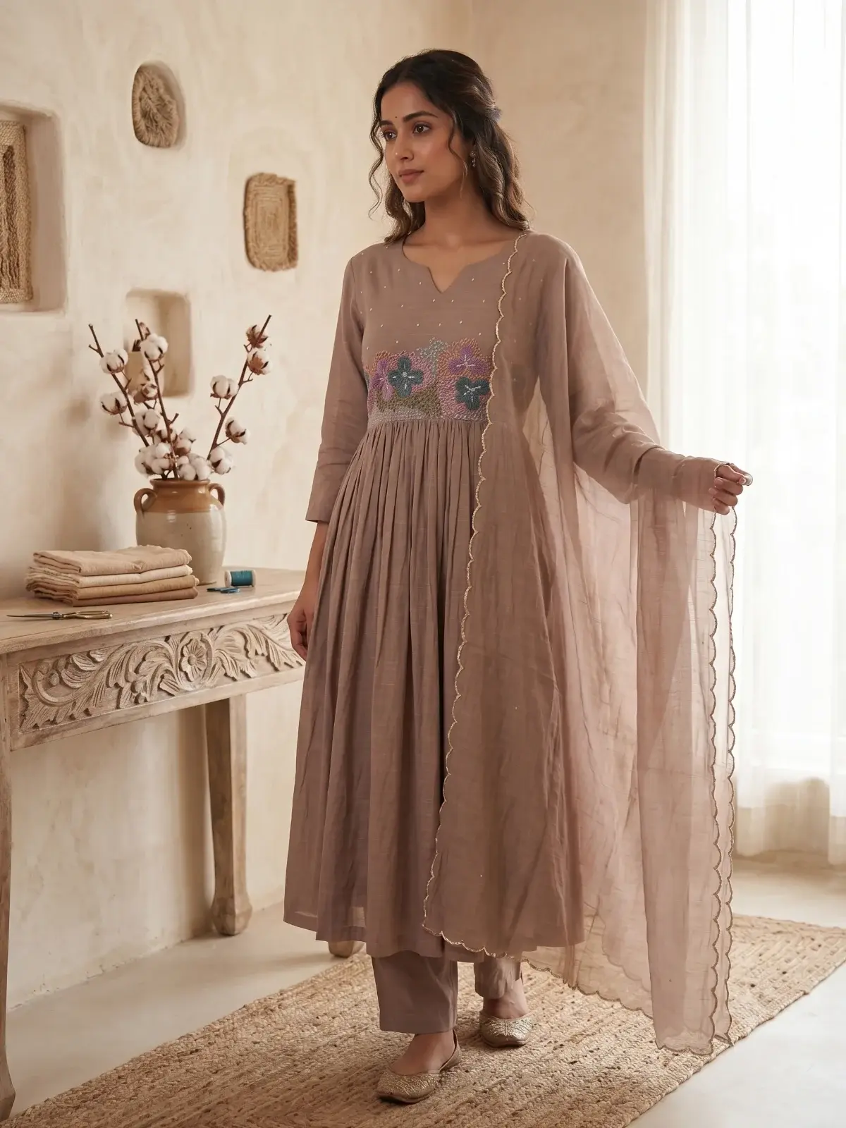 Dahlia Bloom Suit Set