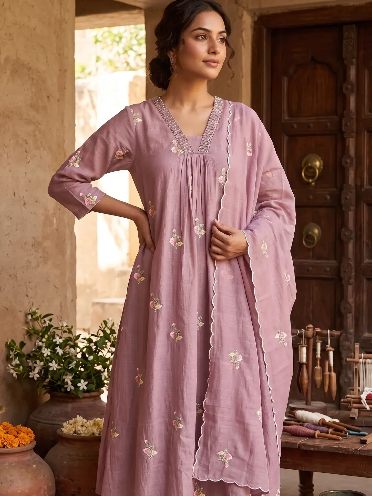 Mehreen Embroidered Anarkali